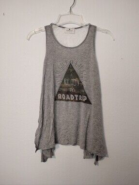 Threads Studio Roadtrip Double Open Side Lace Tank Top Cover Up
